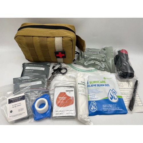 Номер 2. АРМЕЙСКАЯ АПТЕЧКА первой помощи ‼️УКОМПЛЕКТОВАННАЯ (с противоожоговым гелем BURNCARE в комплекте) / универсальная медицинская аптечка в Мытищах