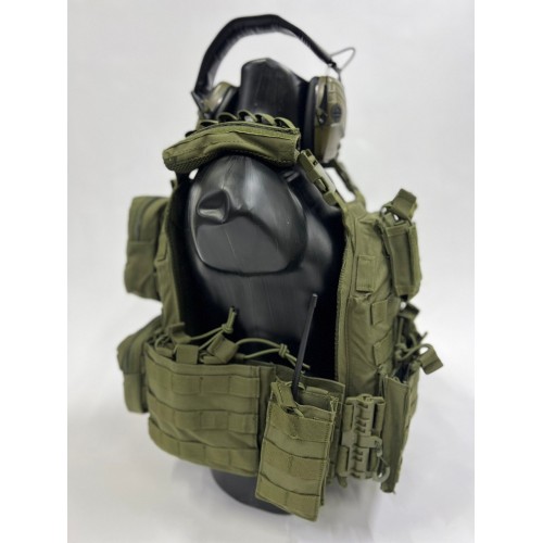 Жилет (плитник быстросъёмный YAKEDA/разгрузка)2 с подсумками на спине в Мытищах