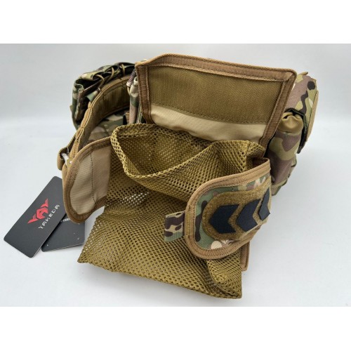 Пояс разгрузочный YAKEDA тактический с подсумками в Мытищах