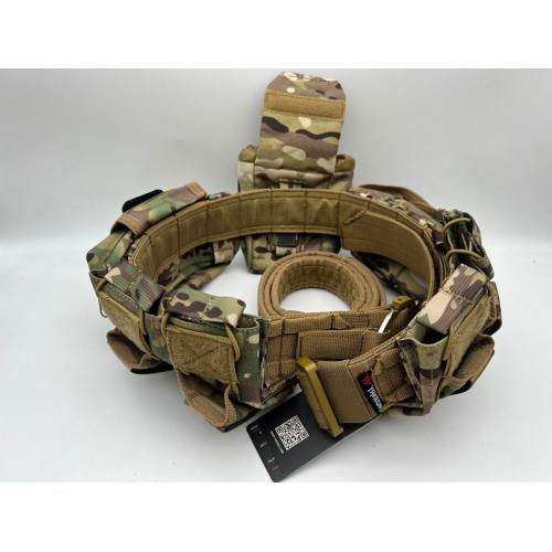 Пояс разгрузочный YAKEDA тактический с подсумками в Мытищах