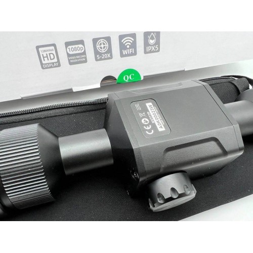 Наружный тактический прицел: Hap NV777P 5-20X SFIR, дальномер, цифровой монокулярный прицел ночного видения в Мытищах