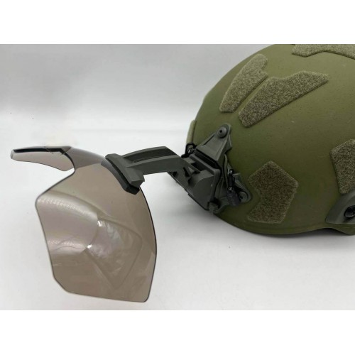 Откидные флип очки с кронштейном на шрауд для тактического шлема в Мытищах