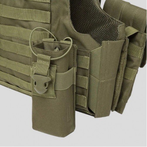 Тактический разгрузочный жилет «5 / пять карманов» с подсумками Tactical Molle Plate Carrier для съемных бронепластин в Мытищах