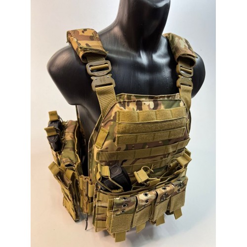 Жилет (плитник быстросъёмный/разгрузка) с возможностью установки боковых плит или боковых баллистических пакетов в Мытищах